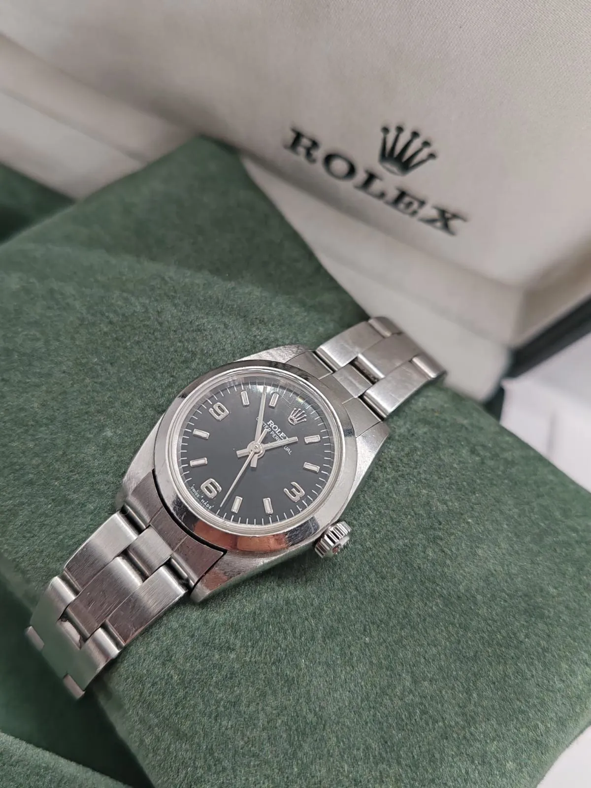 Rolex Oyster Perpetual 76080 24mm Stainless steel Silver 4