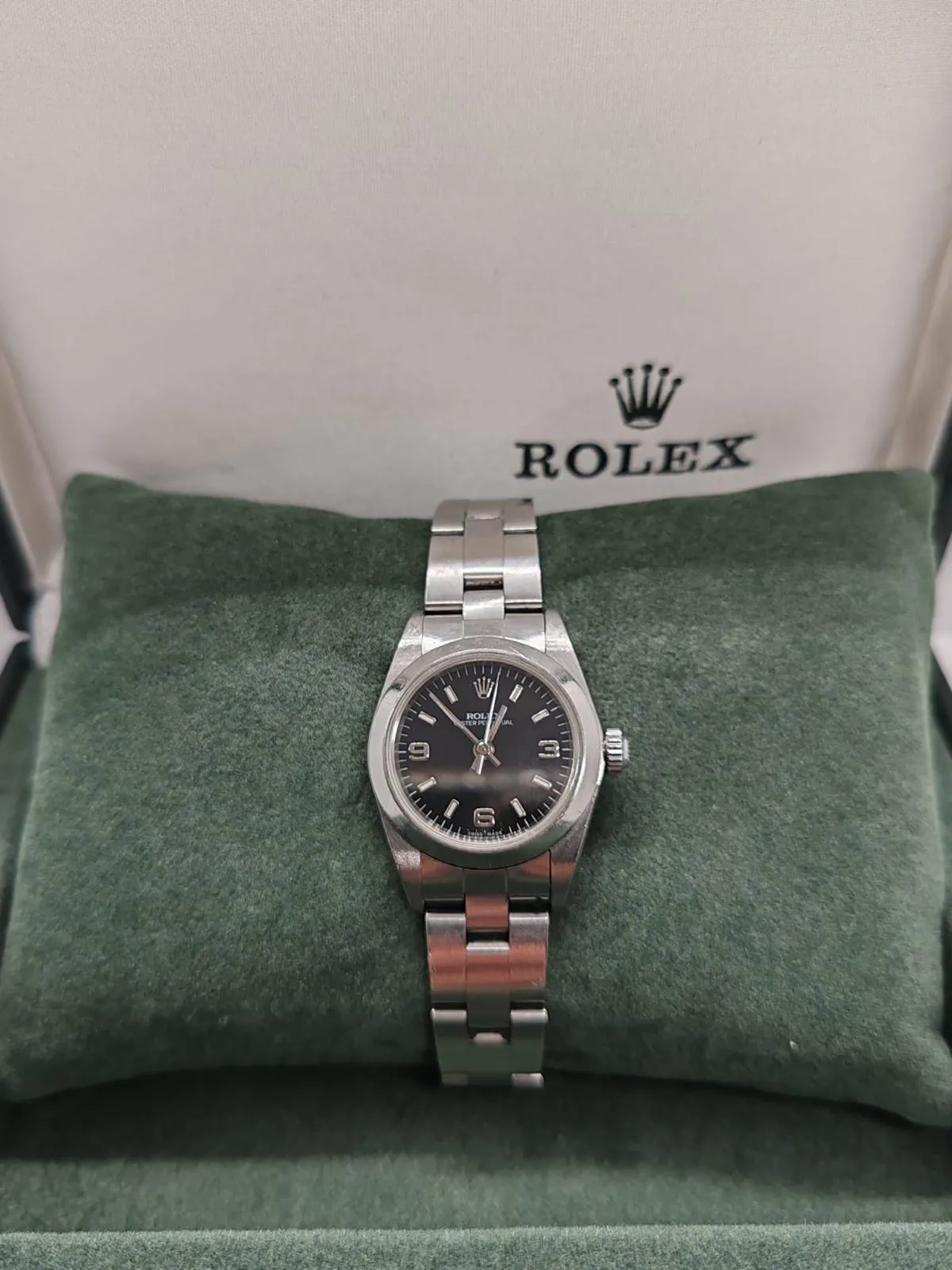 Rolex Oyster Perpetual 76080 24mm Stainless steel Silver 5