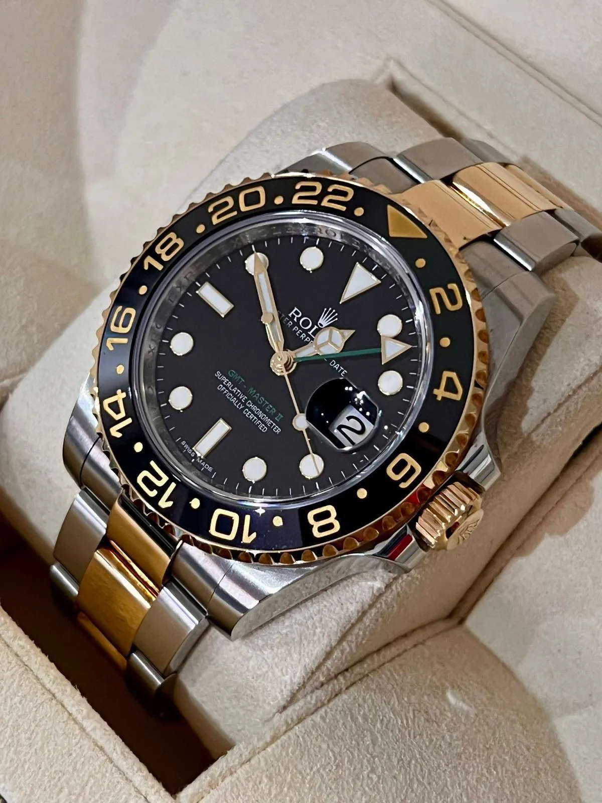 Rolex GMT-Master II 116713LN 40mm Ceramic and Yellow gold and Stainless steel Black 2