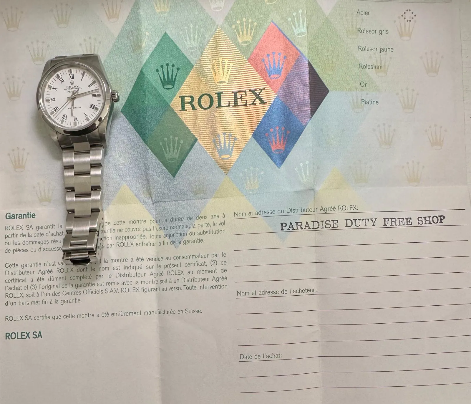 Rolex Air King 14000M 34mm Stainless steel Silver 8