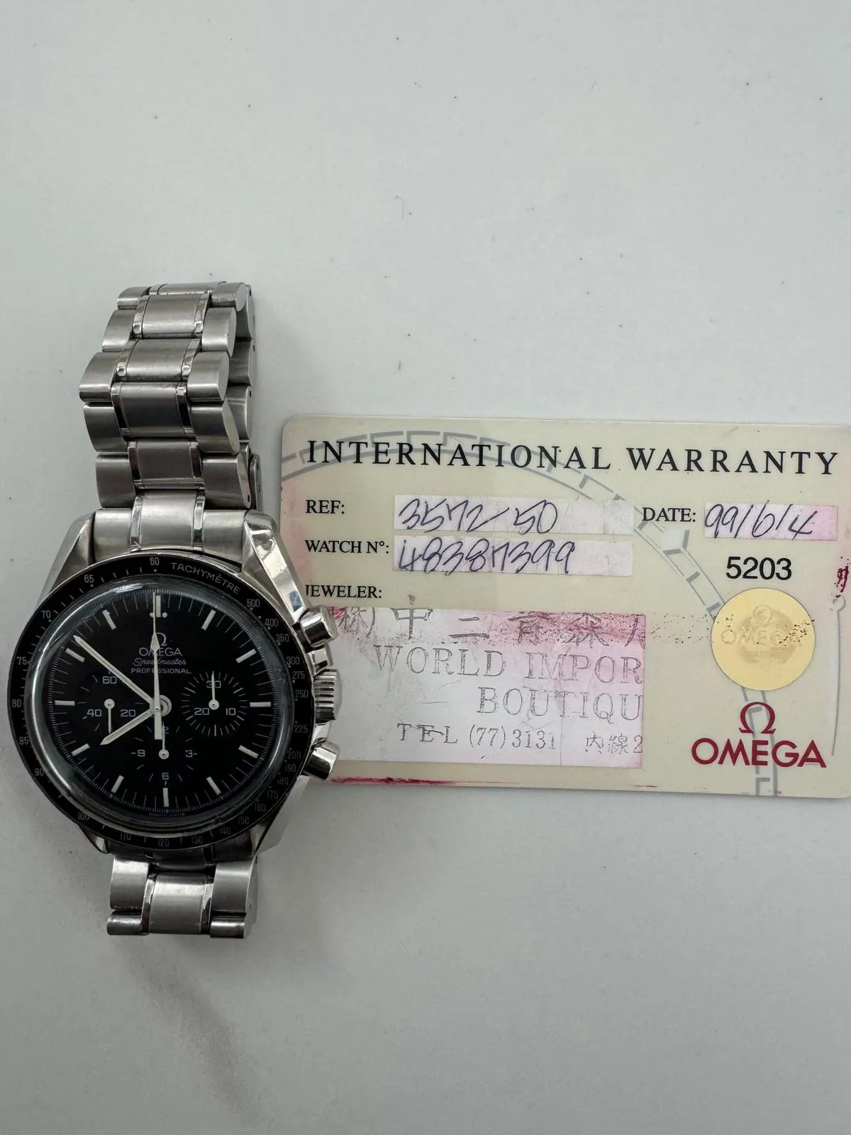 Omega Speedmaster Moonwatch 3572.50.00 42mm Stainless steel Black 6