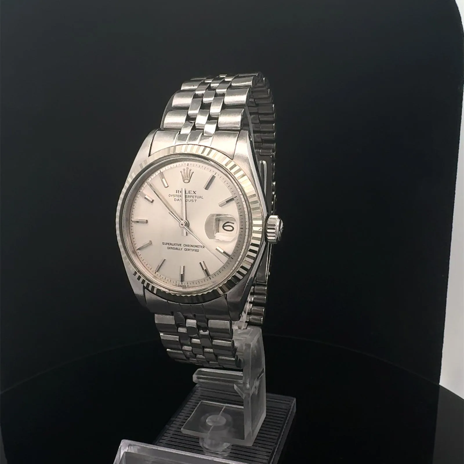 Rolex Datejust 1601 36mm White gold and Stainless steel Silver 1