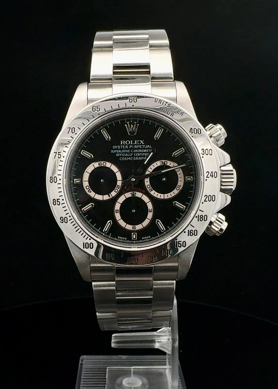 Rolex Daytona 16520 40mm Stainless steel Black