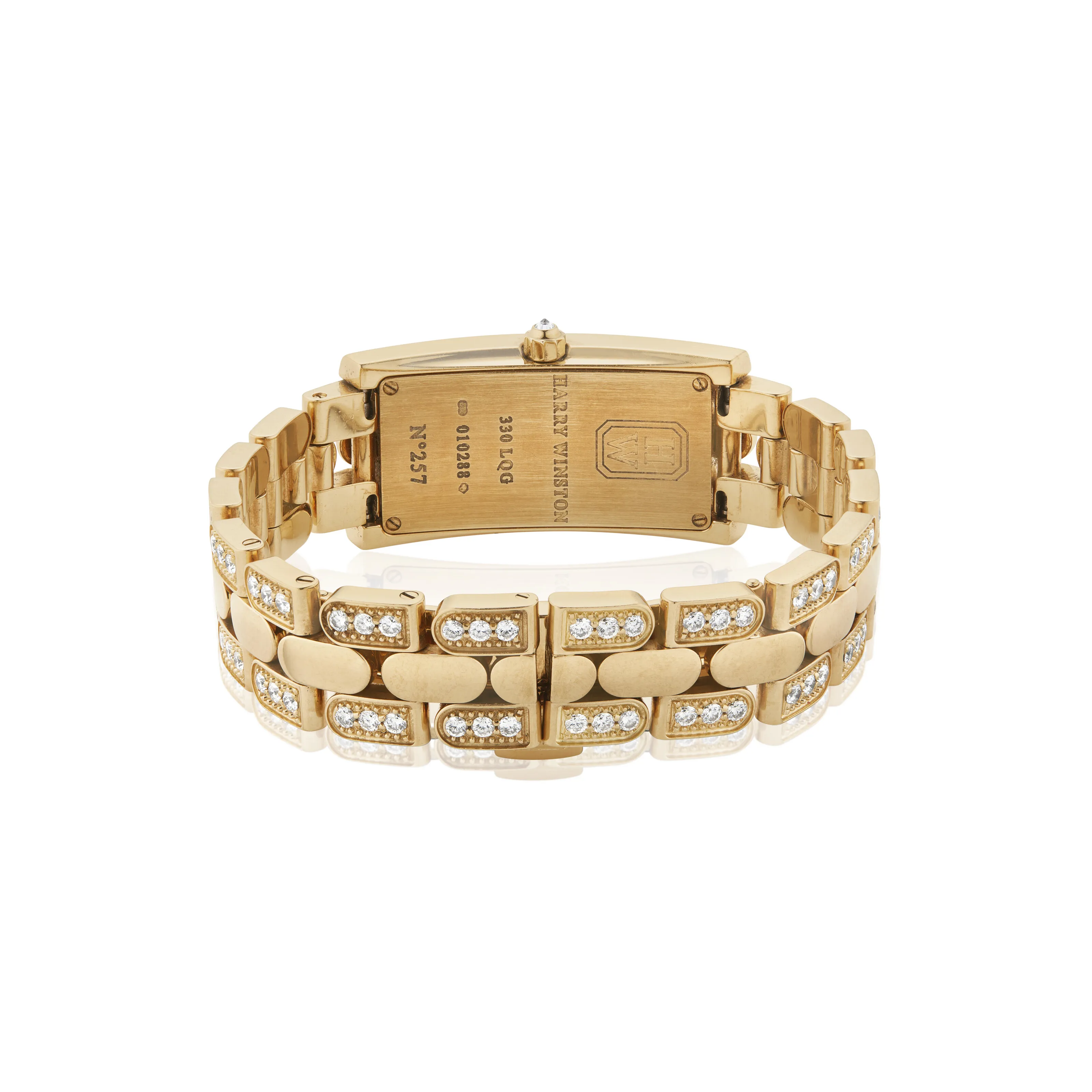 Harry Winston Avenue 19mm 18k yellow gold 3