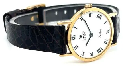 Rolex Cellini 3600 24mm Yellow gold White 2