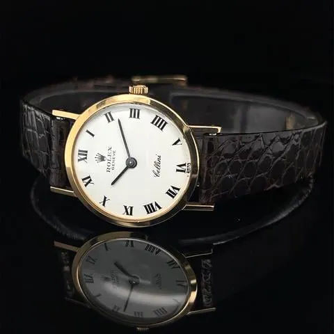 Rolex Cellini 3600 24mm Yellow gold White 12