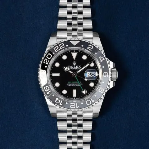 Rolex GMT-Master II 126710GRNR 40mm Stainless steel Black