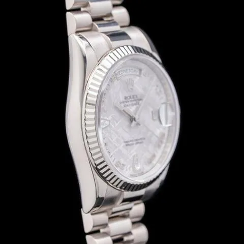 Rolex Day-Date 36 118239 36mm White gold Meteorite 1