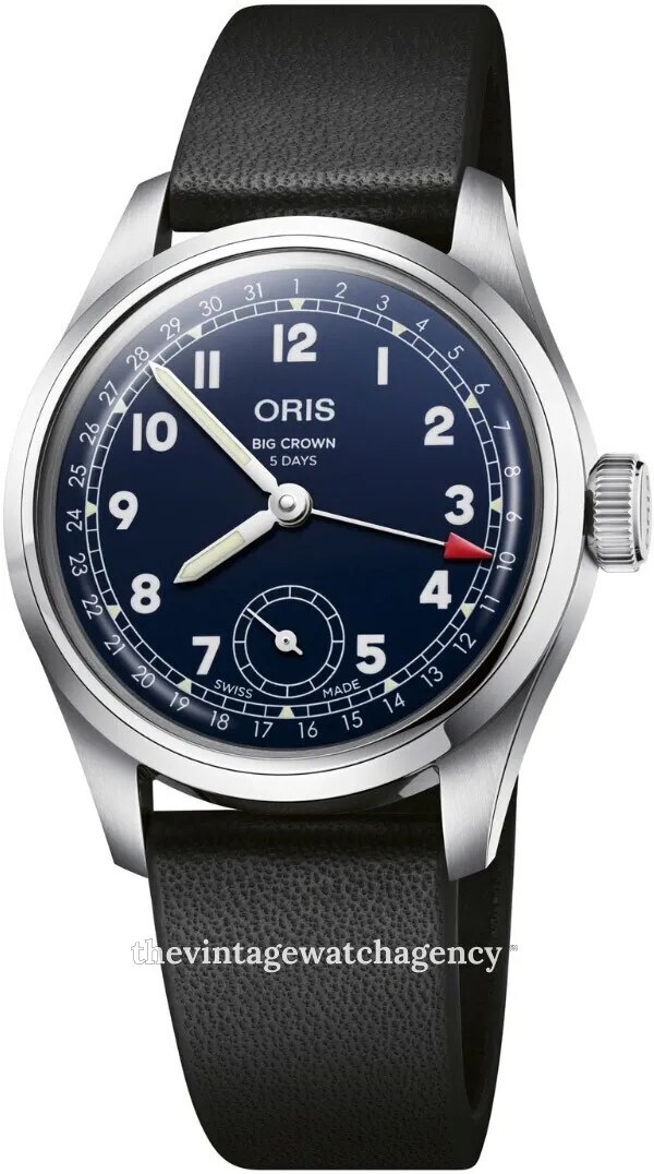 Oris Big Crown Pointer Date 01 403 7776 4065-07 5 19 11 38mm Stainless steel Blue