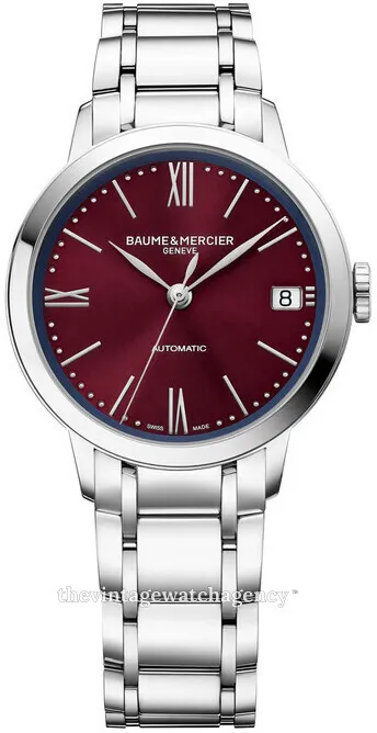 Baume & Mercier Classima MOA10691 34mm Stainless steel Red