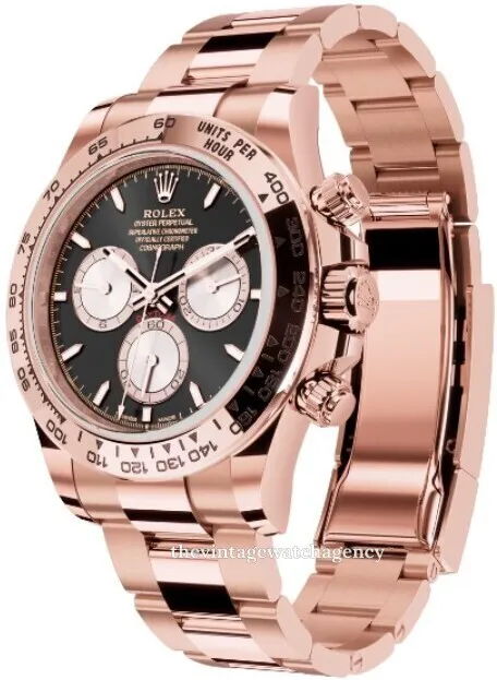 Rolex Daytona 126505-0001 40mm Everose gold Black 3