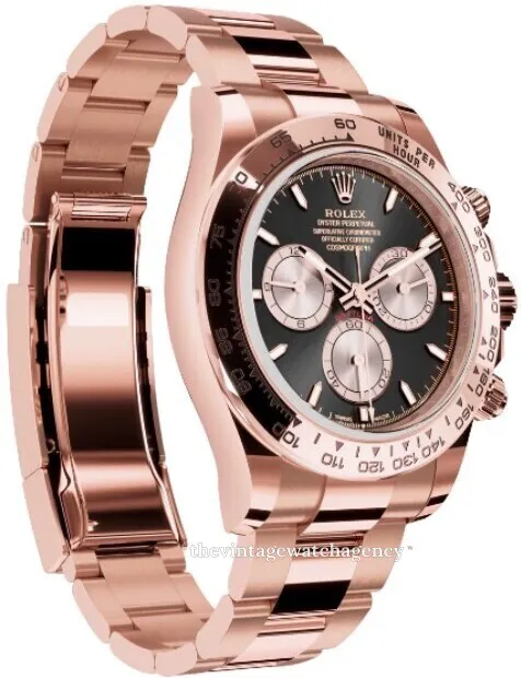 Rolex Daytona 126505-0001 40mm Everose gold Black 4