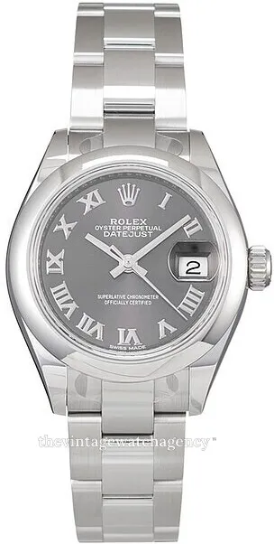 Rolex Lady-Datejust 279160-0012 28mm Oystersteel Gray