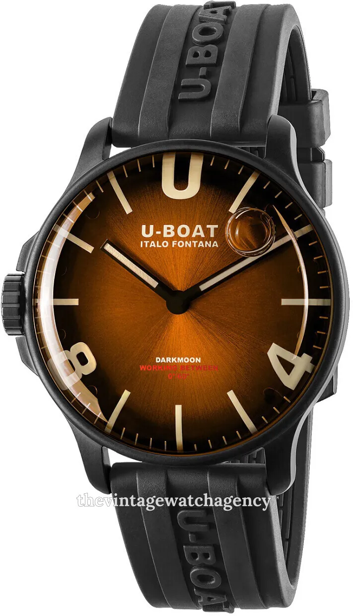 U-Boat Darkmoon 8699/B 44mm Stainless steel Brown