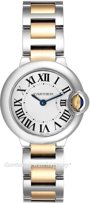 Cartier Ballon Bleu 28mm W2BB0010 28mm Stainless steel Silver