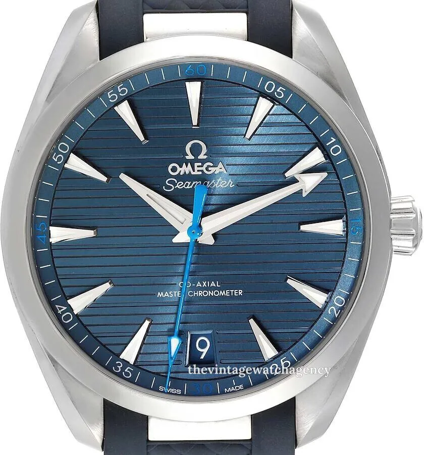 Omega Aqua Terra 220.12.41.21.03.002 41mm Stainless steel Blue 1