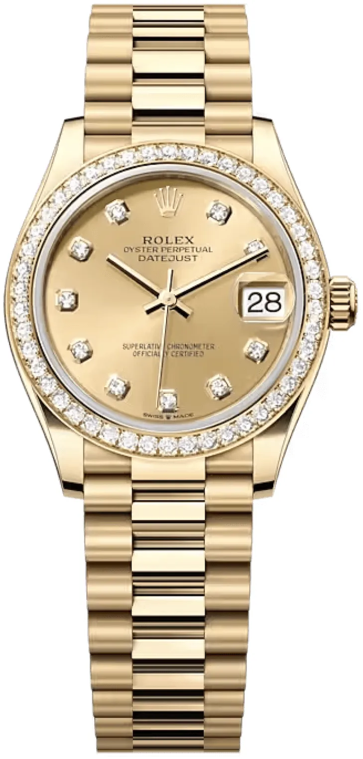 Rolex Datejust 278288RBR-0005 31mm 18k yellow gold Golden