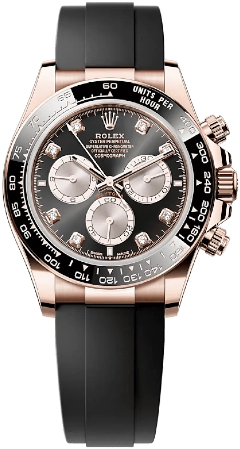 Rolex Daytona 126515LN-0004 40mm Everose gold Black