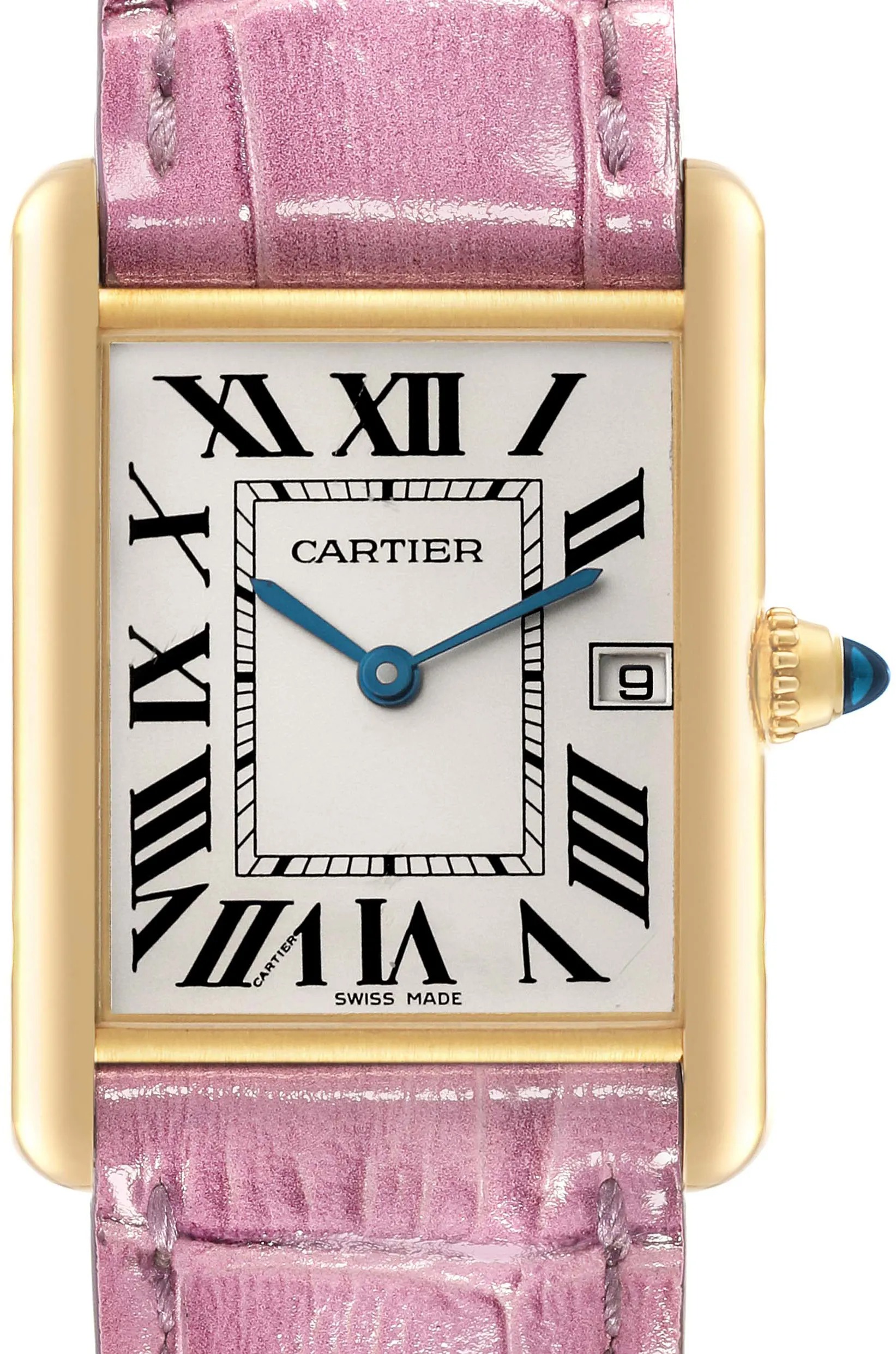 Cartier Tank Louis W1529756 25mm Yellow gold and 18k yellow gold Silver