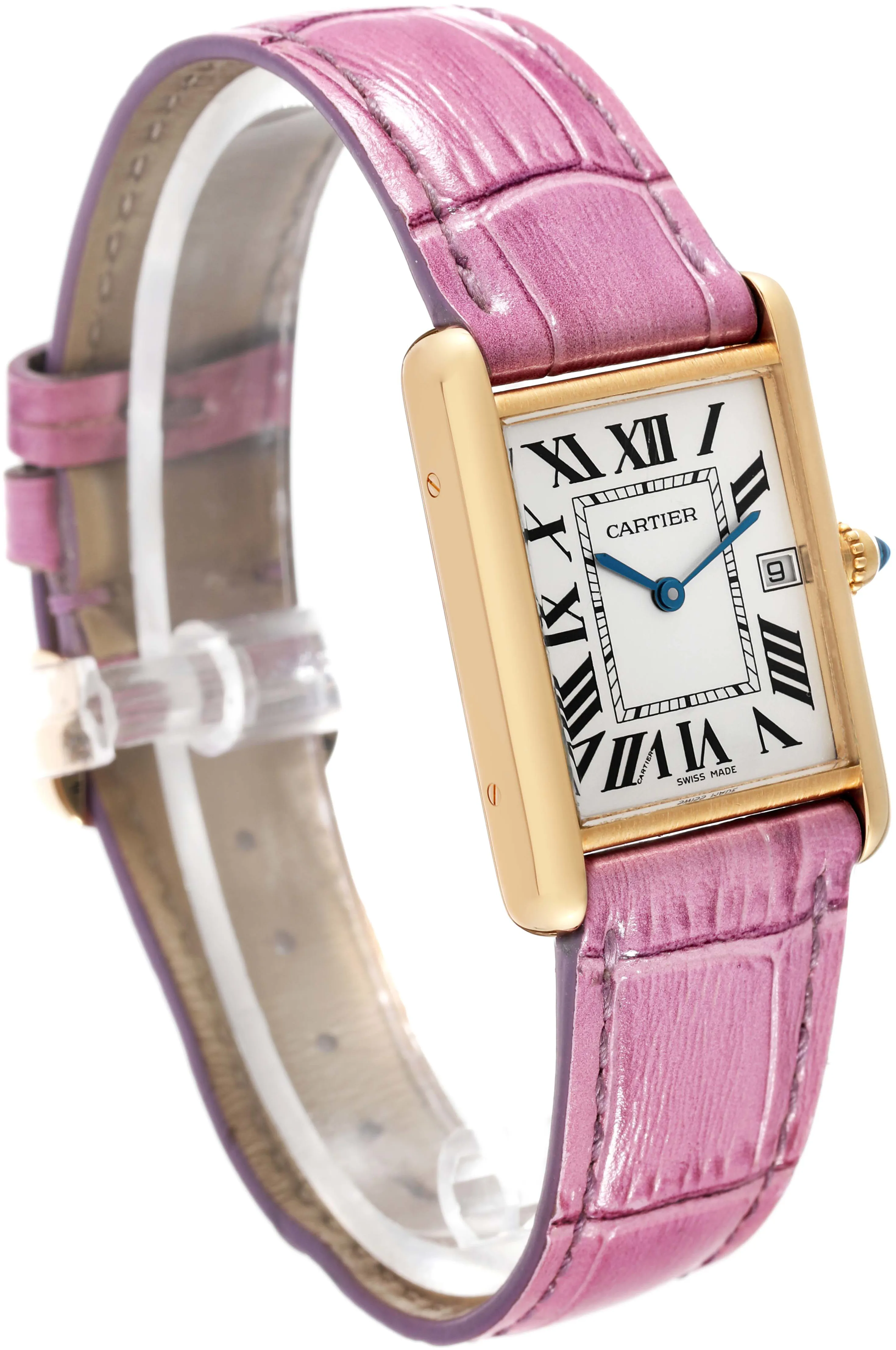 Cartier Tank Louis W1529756 25mm Yellow gold and 18k yellow gold Silver 3