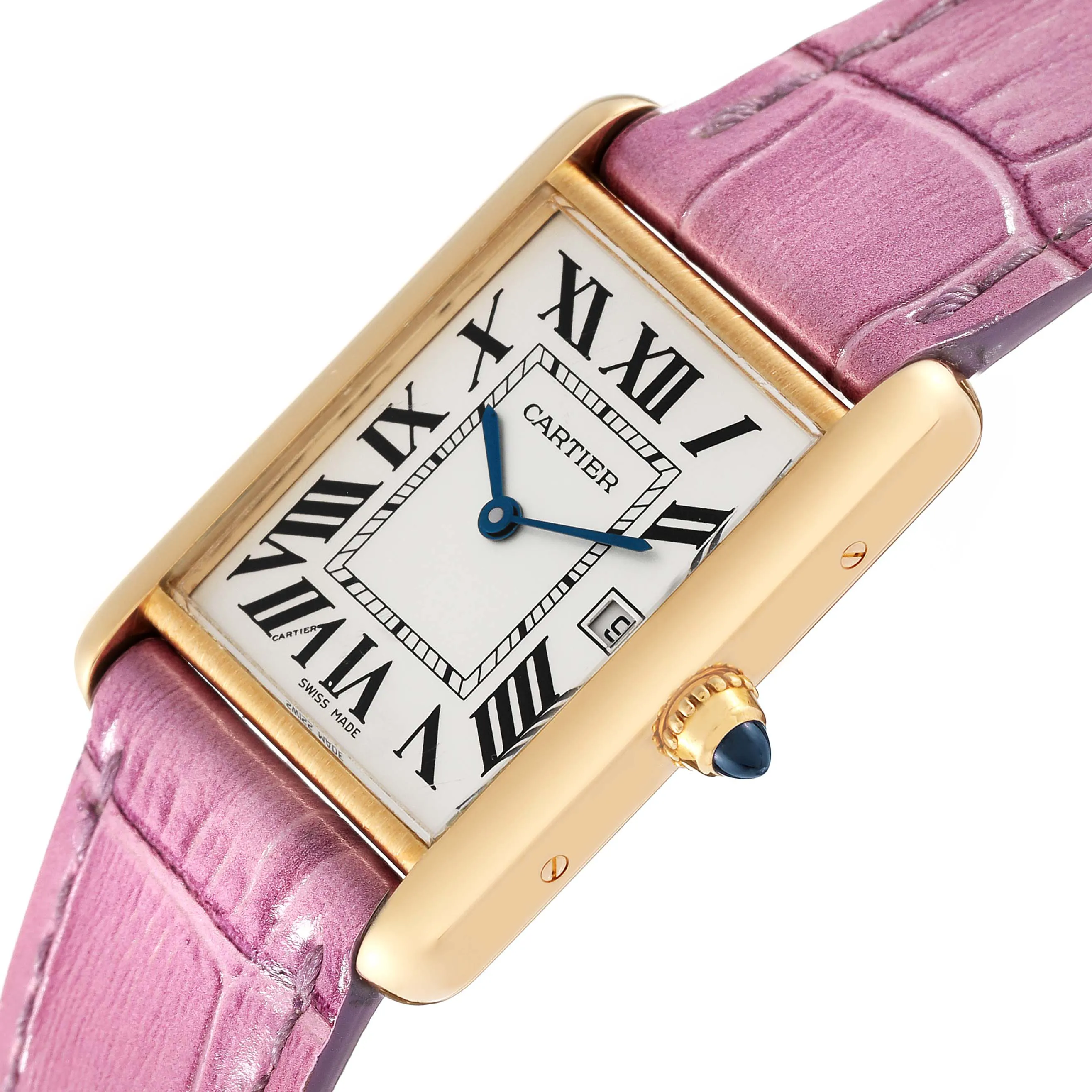 Cartier Tank Louis W1529756 25mm Yellow gold and 18k yellow gold Silver 4