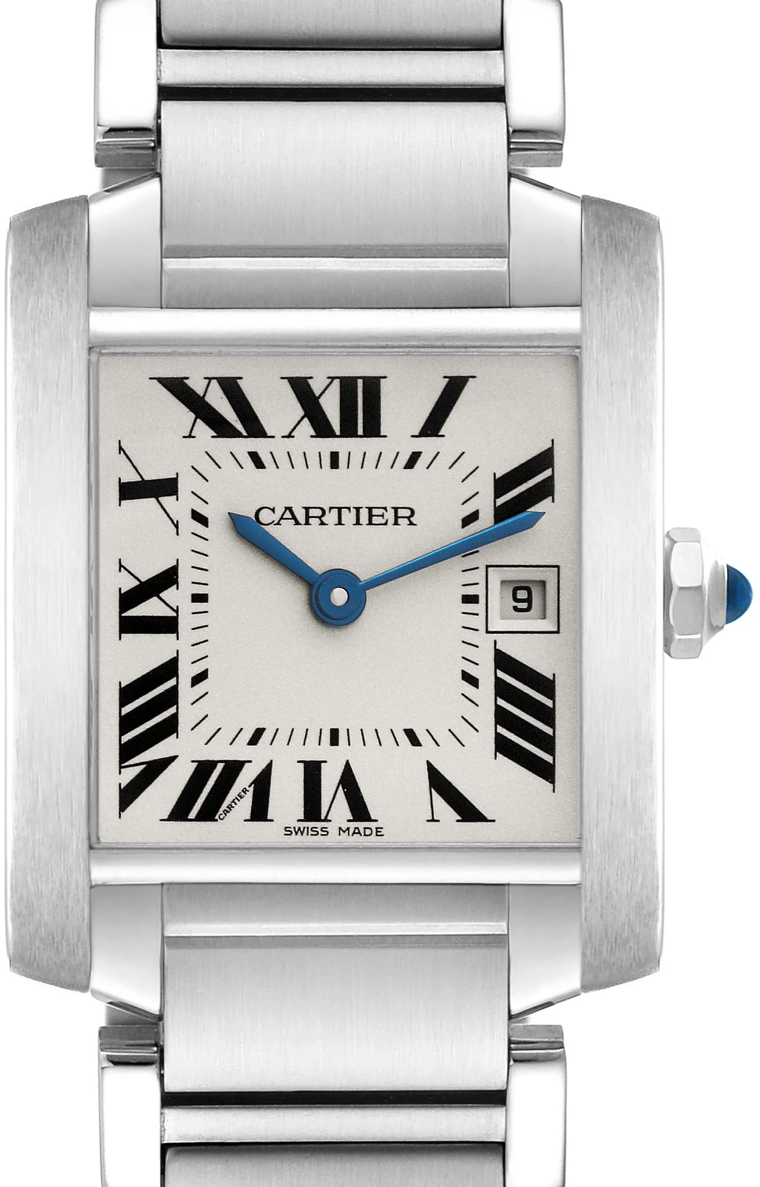 Cartier Tank Française W51011Q3 25mm Stainless steel Silver