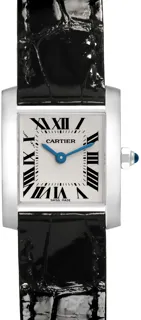 Cartier Tank Française W5001256 18k white gold Silver