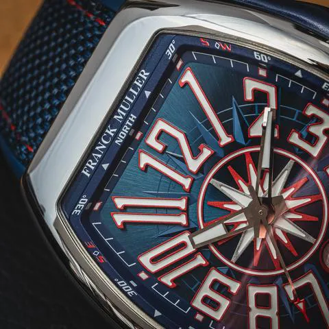 Franck Muller Vanguard V45 SC DT AC BL 44mm Stainless steel Blue 2