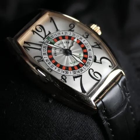 Franck Muller Vegas 5850 45mm Rose gold Silver