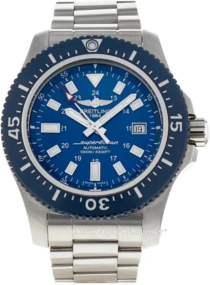 Breitling Superocean Y17393161C1A1 44mm Stainless steel Blue