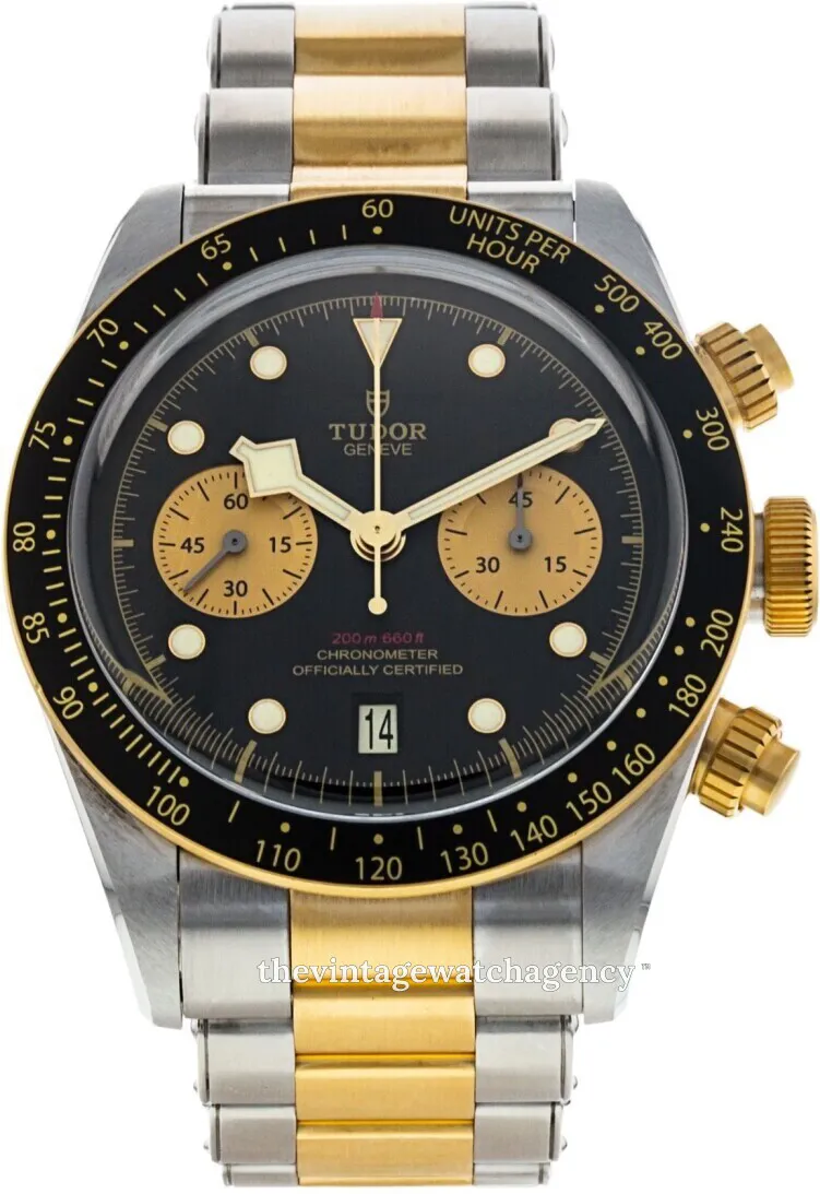 Tudor Black Bay Chrono S&G M79363N-0001 41mm Stainless steel Black