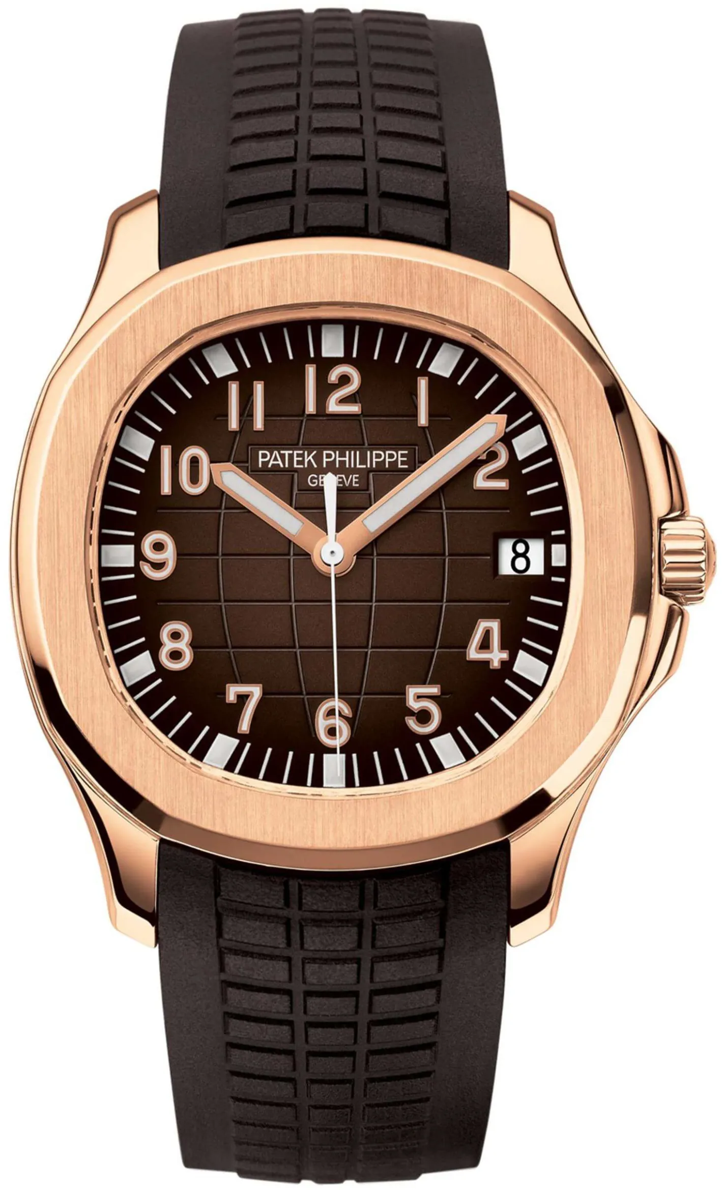 Patek Philippe Aquanaut 5167R-001 40.8mm Rose gold and 18k rose gold Brown