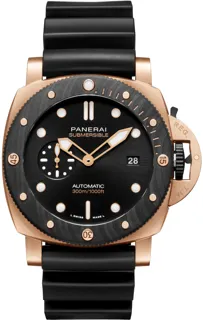 Panerai Submersible PAM02070 Goldtech Black