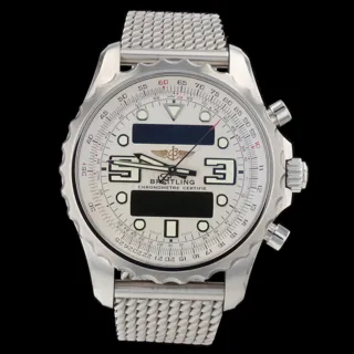 Breitling Chronospace A7836534G705 50mm Stainless steel White