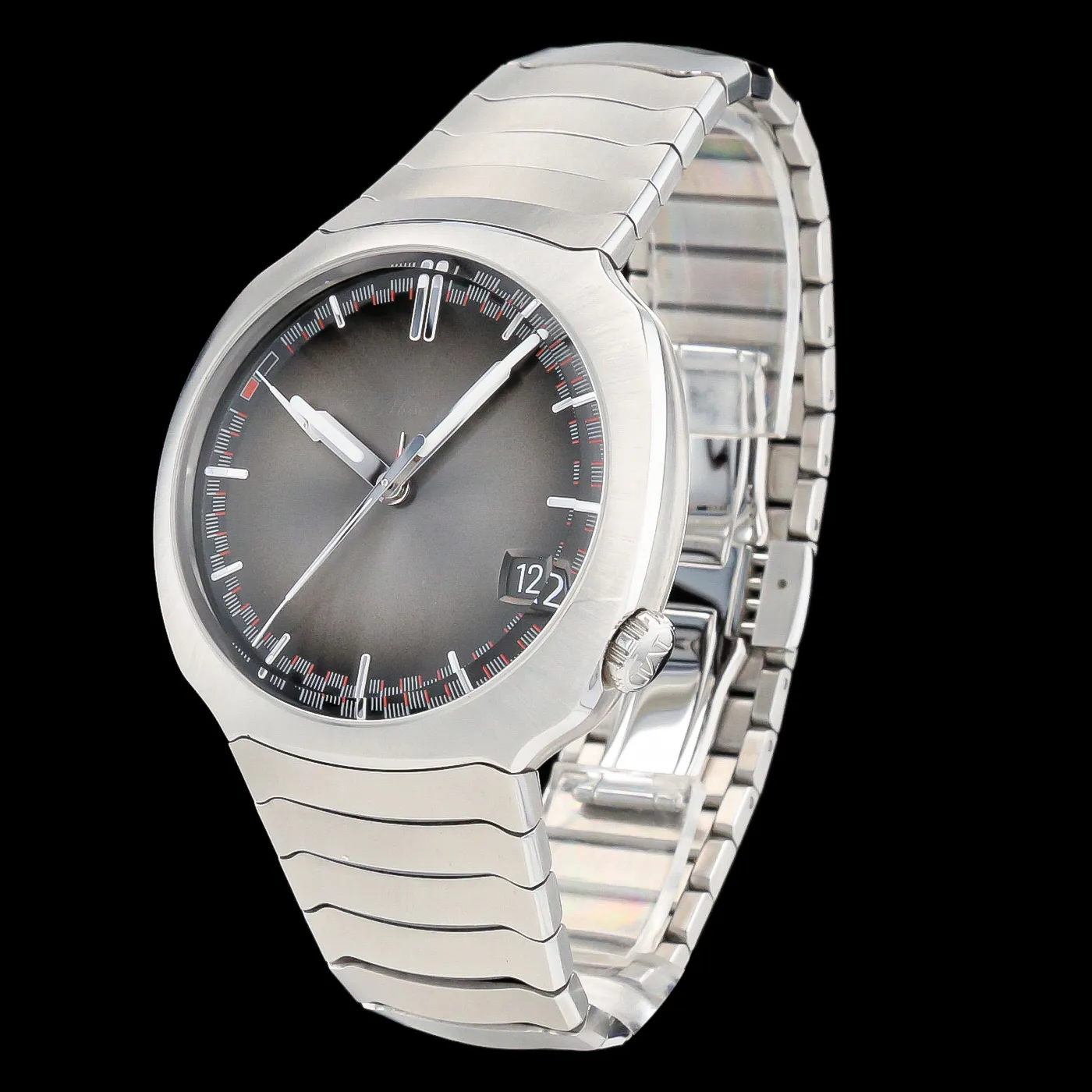 H. Moser & Cie. Streamliner 6812-1200 42.5mm Stainless steel Black 1