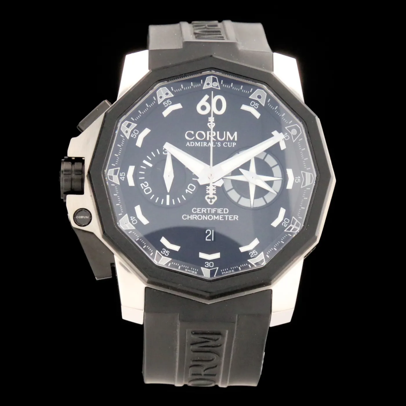 Corum Admiral's Cup 01.0057 / 753.231.06 50mm Titanium Black