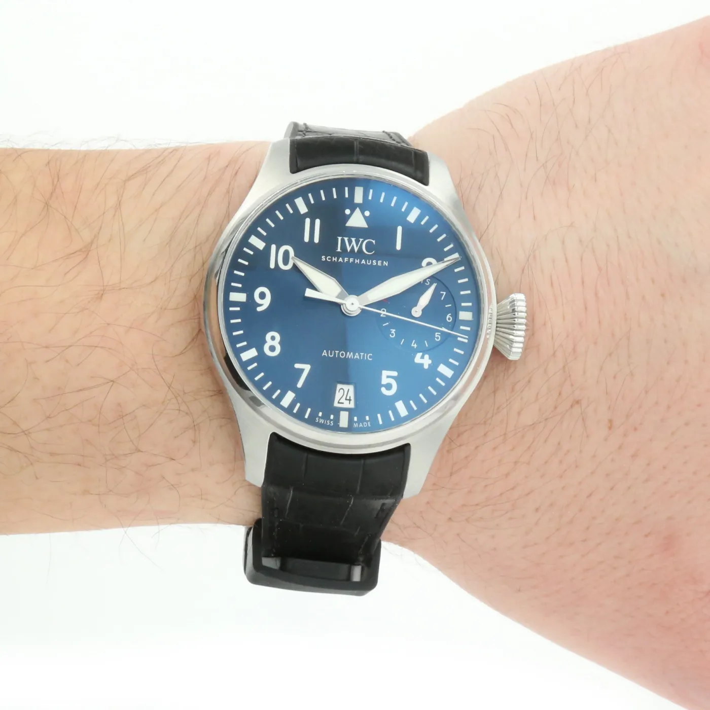 IWC Big Pilot IW500916 46mm Stainless steel Blue 2