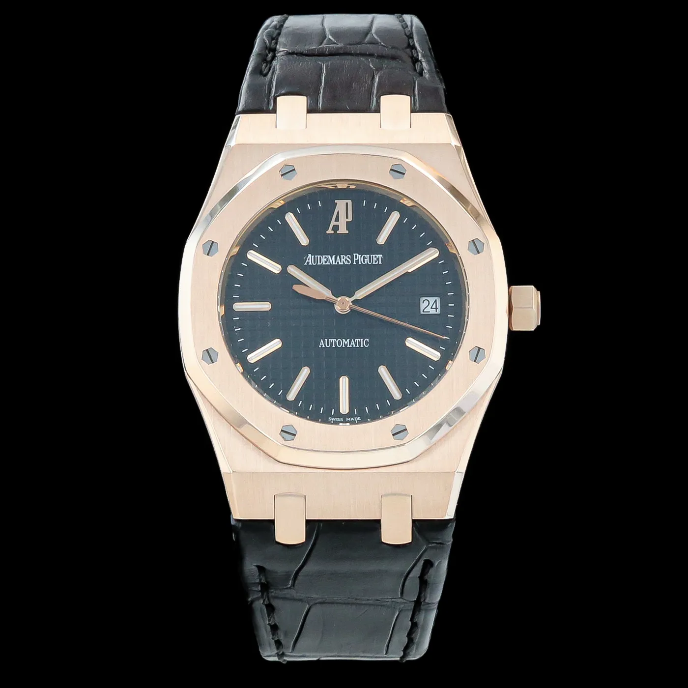 Audemars Piguet Royal Oak 15300OR.OO.D002CR.01 39mm Rose gold Black