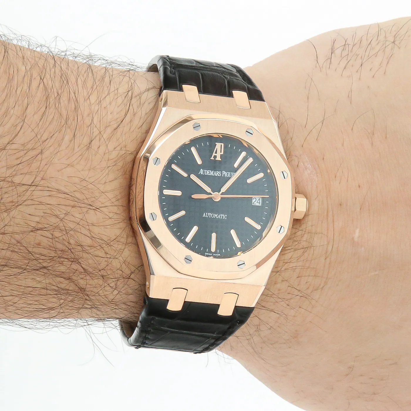 Audemars Piguet Royal Oak 15300OR.OO.D002CR.01 39mm Rose gold Black 3