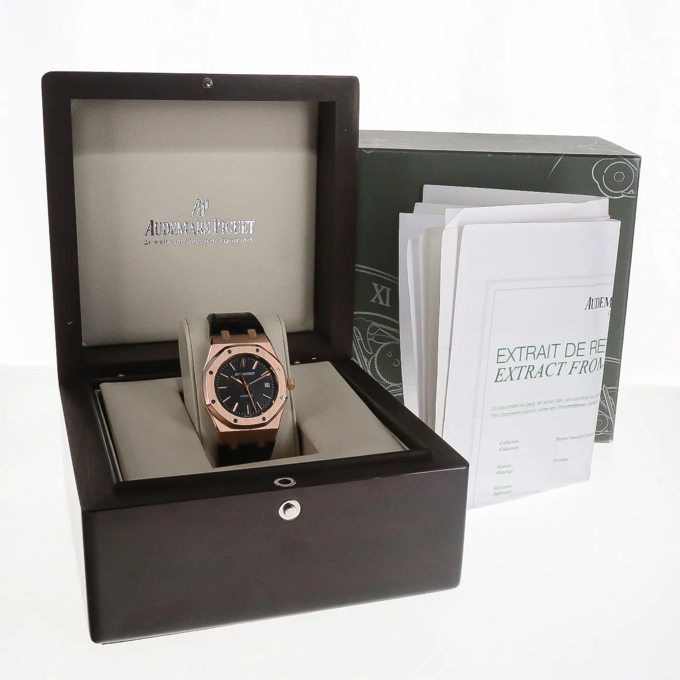 Audemars Piguet Royal Oak 15300OR.OO.D002CR.01 39mm Rose gold Black 4