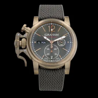 Graham Chronofighter 2CVAK.G02A Bronze green sunray