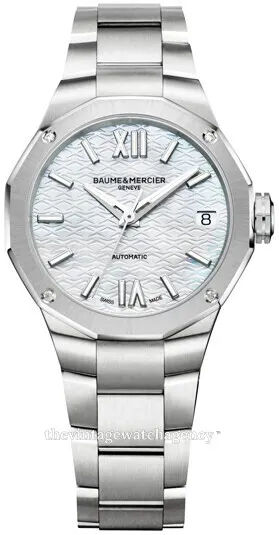 Baume & Mercier Riviera MOA10676 33mm Stainless steel White