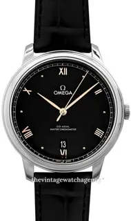 Omega De Ville 434.13.40.20.01.001 Stainless steel Black