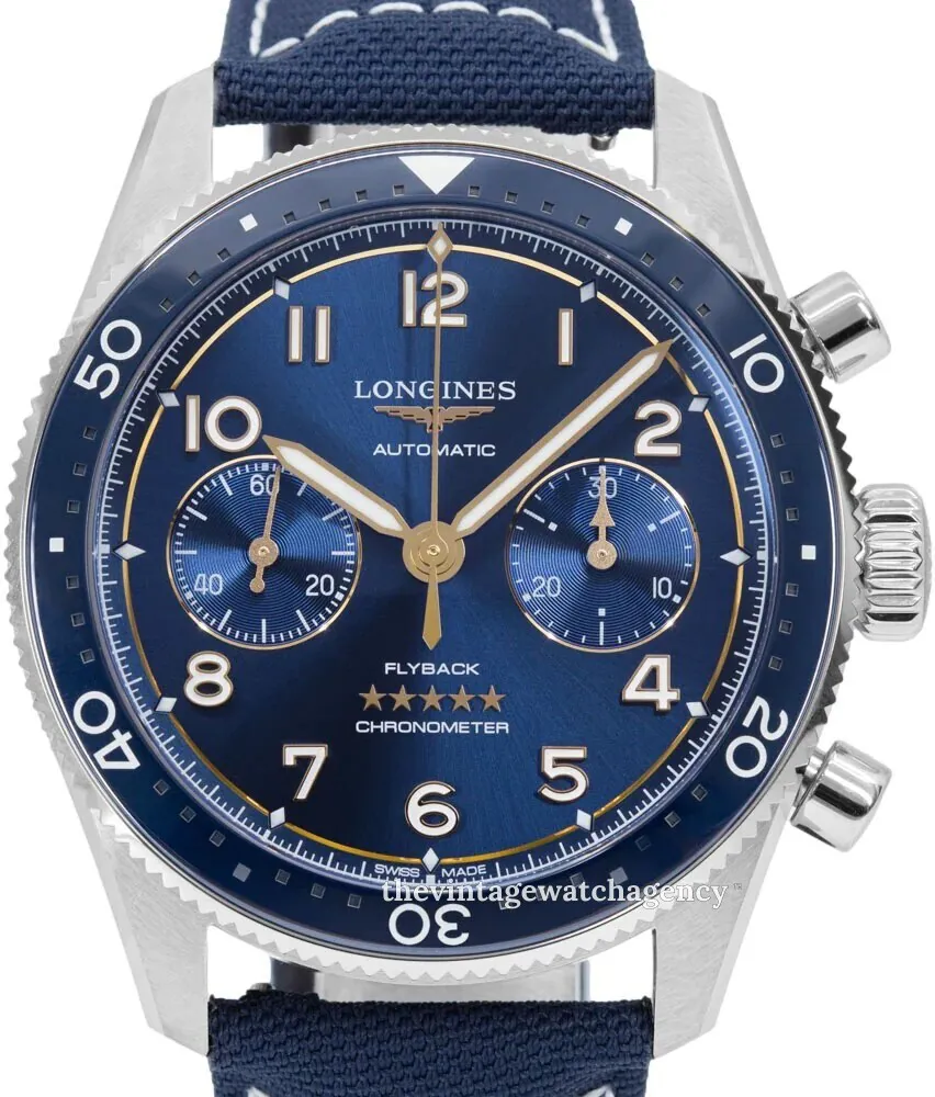 Longines Spirit L38214932 42mm Stainless steel Blue 1