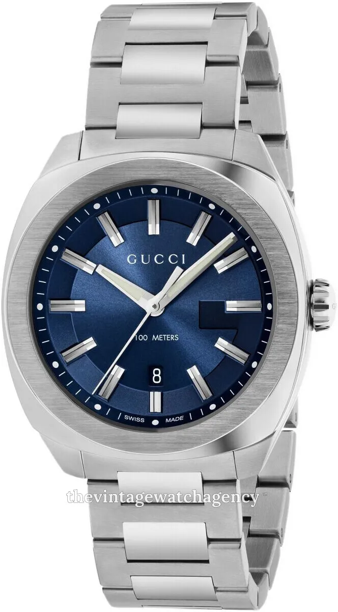 Gucci YA142303 41mm Stainless steel Blue