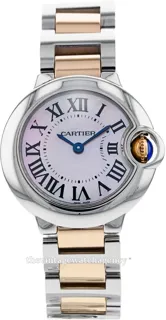 Cartier Ballon Bleu 28mm W6920034 Stainless steel Pink