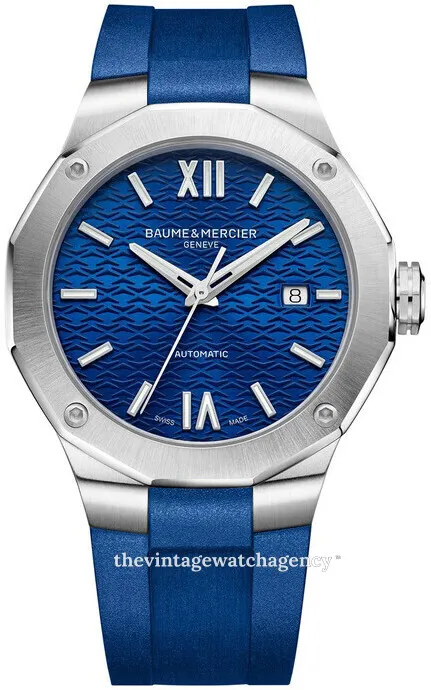 Baume & Mercier Riviera MOA10619 42mm Stainless steel Blue