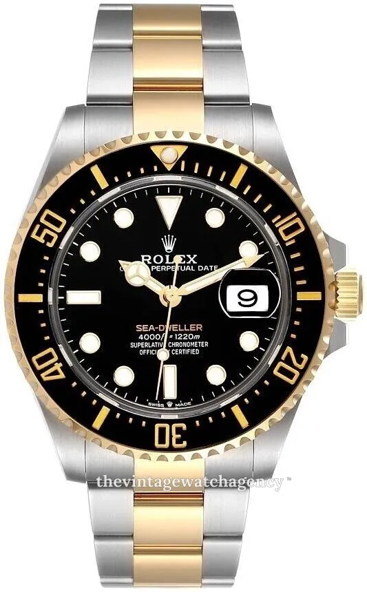 Rolex Sea-Dweller 126603-0001 43mm Yellow gold and Oystersteel Black