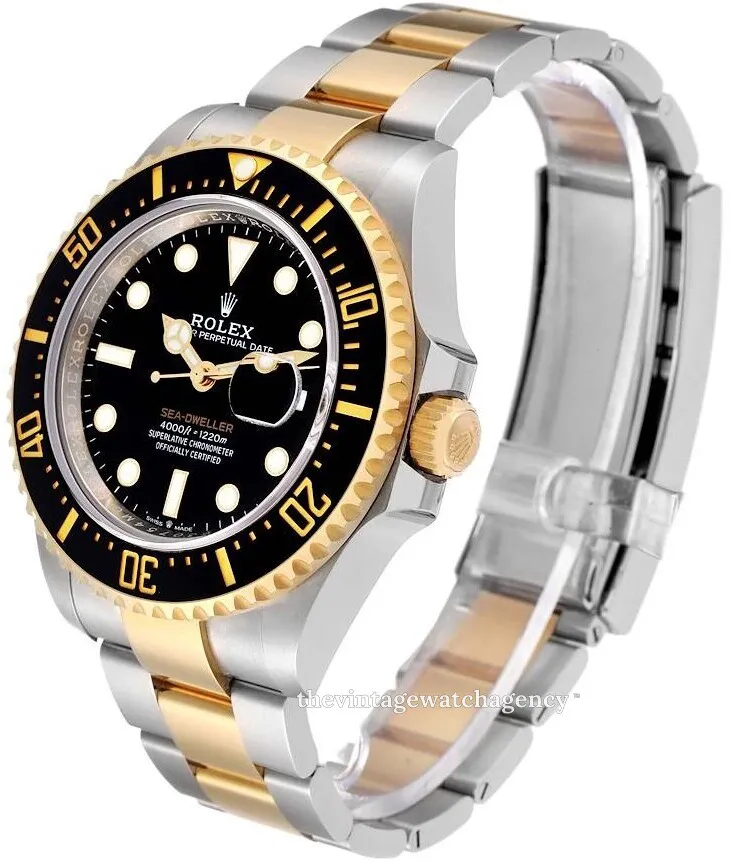 Rolex Sea-Dweller 126603-0001 43mm Yellow gold and Oystersteel Black 4