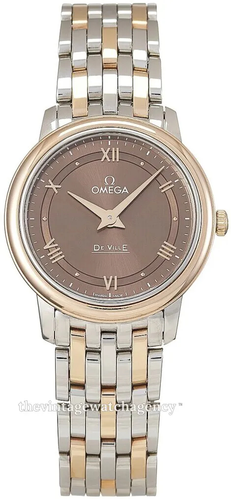 Omega De Ville 424.20.27.60.13.001 27.5mm Stainless steel Brown